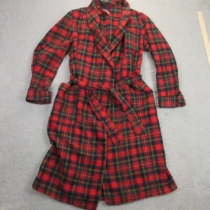 Pendleton Wool Robe Housecoat size M FLAWS Prince Charles Edward Stewart Tartan - Picture 1 of 14