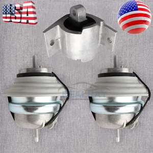 Engine Motor Mounts C2D16622 + Transmission Mount for Jaguar XJ 3.0L 2013-2017 - Picture 1 of 12