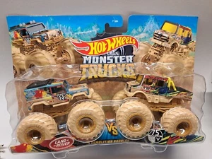 Hot Wheels 1:64 Demo Doubles Monster Trucks Land Rover, Mercedes Unimog 75, 2022 - Bild 1 von 4