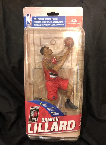 McFarlane Toys NBA Series 30 Portland Trail Blazers Damian Lillard RED VARIANT Cover