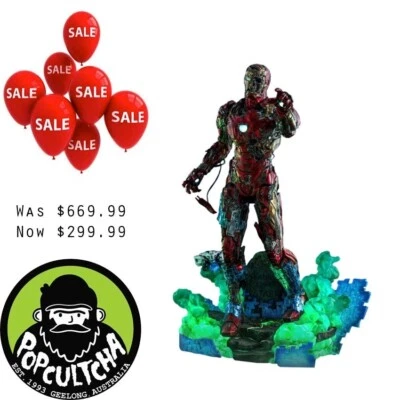 Spider-Man: Far From Home - Mysterio’s Iron Man Illusion 1/6th Scale Hot Toy - Bild 1 von 4