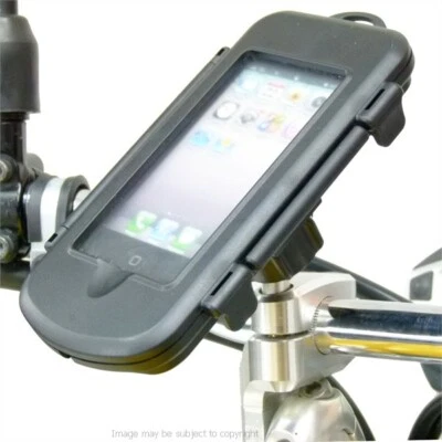 Waterproof Motorcycle M8 Handlebar Top Clamp Mount for Apple iPhone 5 5S 5C - Image 1 of 4