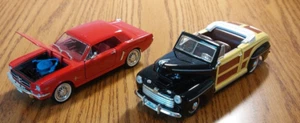 Silver Age of Ford SAF900- 1946 Sportsman Conv. & 1964 1/2 Ford Mustang NIB - Picture 1 of 12