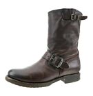 Frye Womens Veronica Short Brown Leather Boots N2494 Size 6 B 