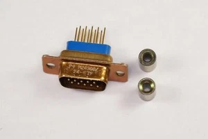 M24308/24-67F Positronic High Density D-Sub Connector Plug Male Vert 15Pos 3 Row - Picture 1 of 4