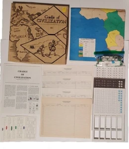 Cradle of Civilization Historical Concepts 1981 G PARTIALLY PUNCHED War Sim Game - Picture 1 of 24