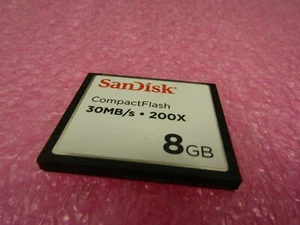 SANDISK COMPACTFLASH ⭐SANDISK COMPACTFLASH 30MB/S 200X 8GB - Zdjęcie 1 z 3