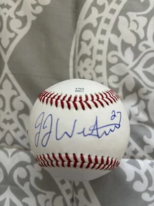 J J WETHERHOLT WEST VIRGINIA MOUNTAINEERS FIRMADO RAWLINGS BÉISBOL BAS BECKETT - Imagen 1 de 3
