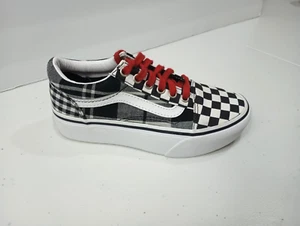 Vans Off The Wall Kids Youth Black White Checkerboard Sneaker Shoes Size US 13.5 - Picture 1 of 11