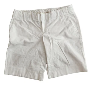Gap Bermuda Shorts Women's 6 White Low Rise 32 x 9.5 - Picture 1 of 7