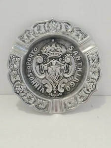 SANTHIAGO VINHOS DO PORTO Vintage metal ash tray Used - Picture 1 of 3