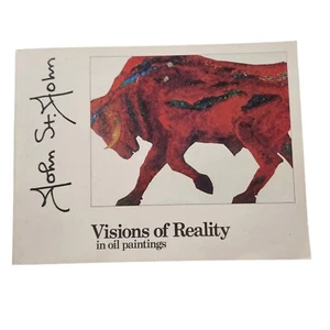 John St. John Visions Of Reality In Painting Signed Autographed 1981 Fine Art - Picture 1 of 9