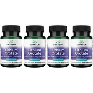 4 x SWANSON L-OROTATE 5 mg 240 KAPSELN (4 x 60) ! KOSTENLOSE LIEFERUNG 07/2028 - Bild 1 von 3