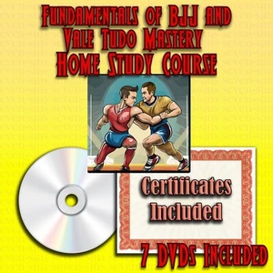 Home Study Course - Fundamentals of Brazilian Jiu Jitsu (DVDs + Certificates) - Picture 1 of 8