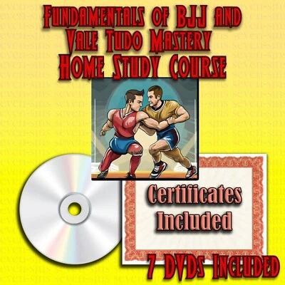 Home Study Course - Fundamentals of Brazilian Jiu Jitsu (DVDs + Certificates) - Image 1 of 4
