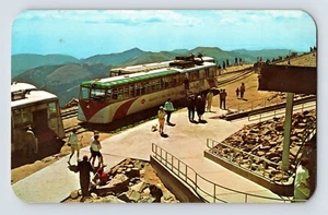 AK Manitou Pikes Peak Zahnrad Eisenbahn Zug 60er Jahre unbespielt Chrom - Bild 1 von 2