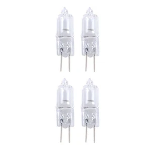20 Pcs 20W 12V G4 Base Bi-Pin Crystal Lamp Halogen Bulbs for Cabinet Lighting - Picture 1 of 11