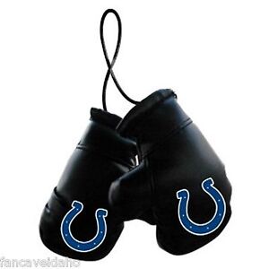 Indianapolis Colts Mini Boxing Gloves Rearview Mirror Ornament