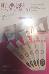 Kit Toelettatura, Ricaricabile USB 5V 3W Rasoio 5 in 1 RF-3028A KIT  - Foto 1 di 2