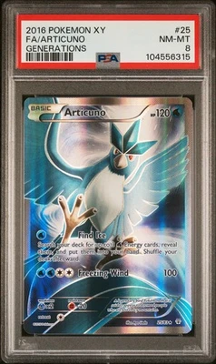 Pokemon XY Generations #25/83 Articuno Full Art – PSA 9 Mint (2016) - Image 1 of 2