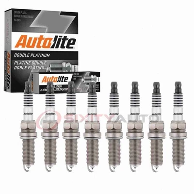 8 pc Autolite Double Platinum Spark Plugs for 2008-2013 BMW M3 4.0L V8 ws - Image 1 of 4