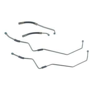 Transmission Cooler lines 3/8" Tubes With AC 1959 Eldorado Deville OE Steel 4pc - Picture 1 of 9