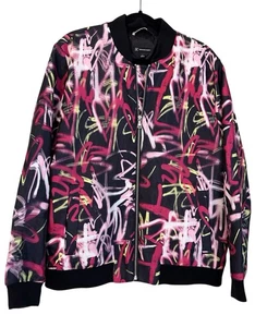 $169 INC International Concepts Men's Graffiti Bomber Jacket Coat L - Picture 1 of 10