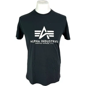 Alpha Industries T Shirt Grey Medium T Shirt Graphic USA Summer Y2k Tee - Picture 1 of 18