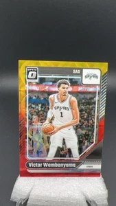 2024 Panini Donruss Optic Victor Wembanyama International Red Gold /99 #17224 S - Picture 1 of 2