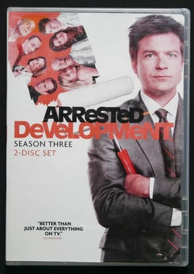 Arrested Development - Season 3 (DVD, 2009, 2-Disc Set) NEW SEALED w JACKET - Image 1 of 2