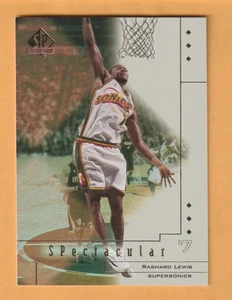 Rashard Lewis Seattle Supersonics 2000-01 SP Authentic Spectacular #SP5 - Picture 1 of 2