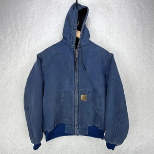 Carhartt Active Jacket Quilt Lined Mens Medium J68 BLU Blue Sandstone - Picture 1 of 22