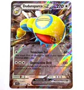 JTG EN - 121/159 Dummimisel EX / Dudunsparce EX Englisch Pokémon Karte NM - Picture 1 of 1