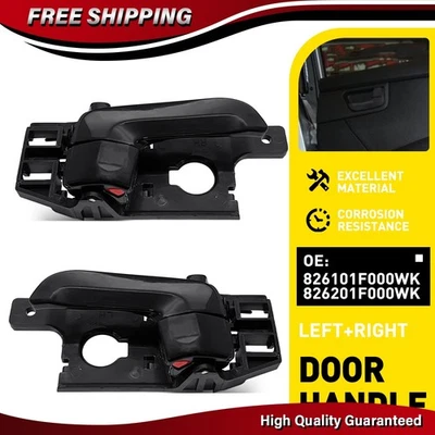 Manija de puerta interior delantera/trasera izquierda y derecha 2 piezas para Kia Sportage 2005-2010 Foto 1 de 4