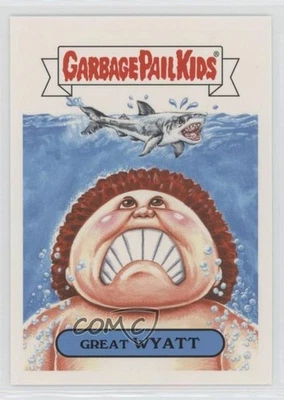 2018 Garbage Pail Kids Oh the Horror-ible Retro Horror Sticker GREAT WYATT 16to - Image 1 of 3