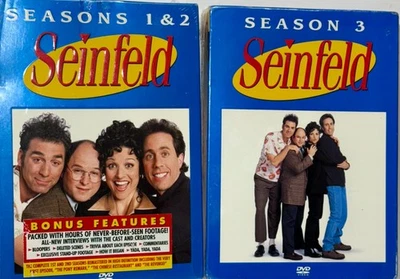 "Seinfeld" Seasons 1-2-3 DVD Box Sets ~CLASSICS~ Factory Sealed          **NEW** - Image 1 of 4