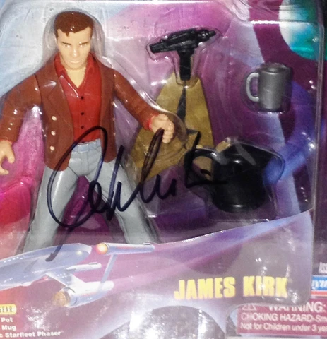 1998 CAPTAIN KIRK • WARP FACTOR SERIES • AFA 80 NM • AUTOGRAPHED WILLIAM SHATNER Cover