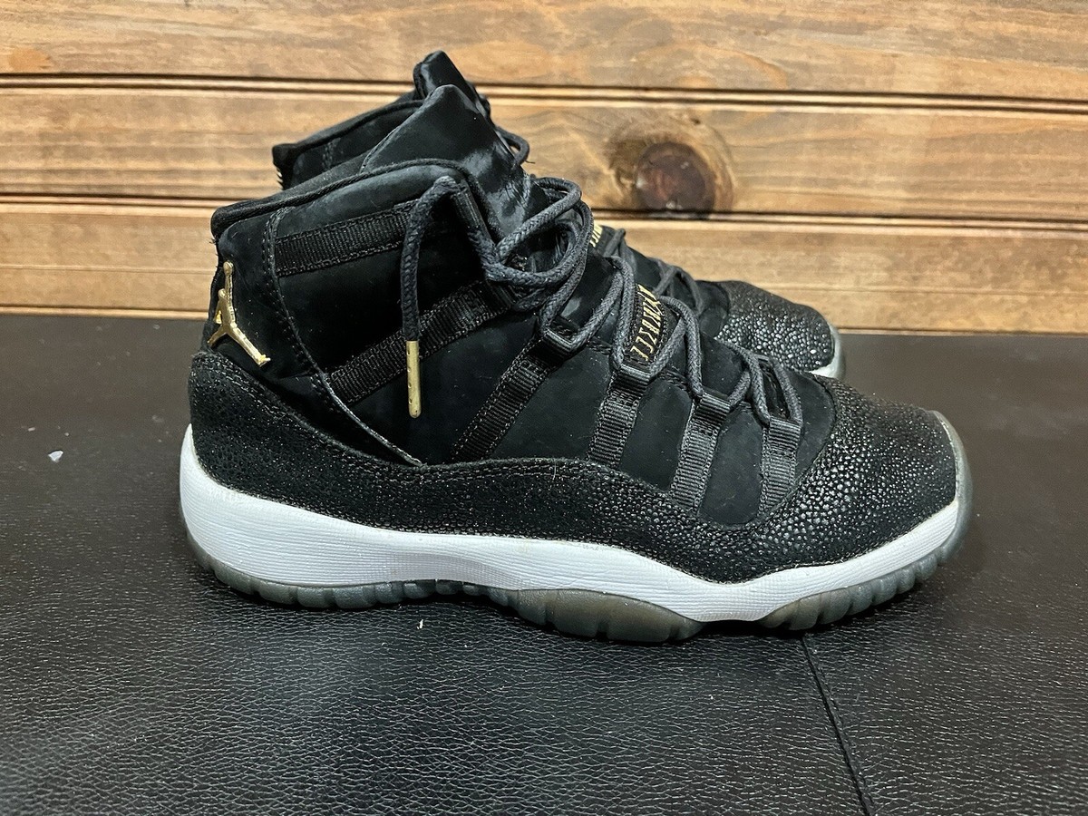Jordan Air 11 Retro Premium GS Black Metallic Gold-White for Jordan Air 11 Retro Premium GS Black Metallic Gold-White for