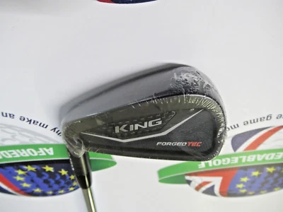 new left hand cobra forged tec black 5 iron kbs tour 120 steel stiff flex - Image 1 of 4