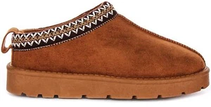 Unbranded Braided Collar Detail Wool Womens Slipper Chestnut US 5 - 10 - Picture 1 of 4