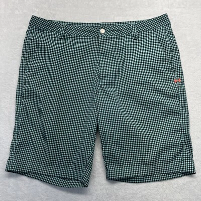 Pantalones Cortos Under Armour Cremallera Frente Plano Poliéster Cremallera Neón Hombres 38W Verde Ck Logo Foto 1 de 4