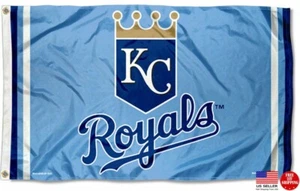 Royals Kansas City 3x5 Flag Man Cave Baseball New Fast USA Shipping KC Royal. - Picture 1 of 7