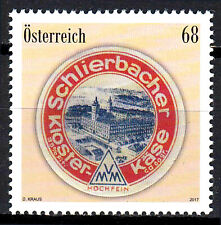3339 postfrisch Österreich Jahrgang 2017 Markenzeichen Schlierbacher Bio Käse