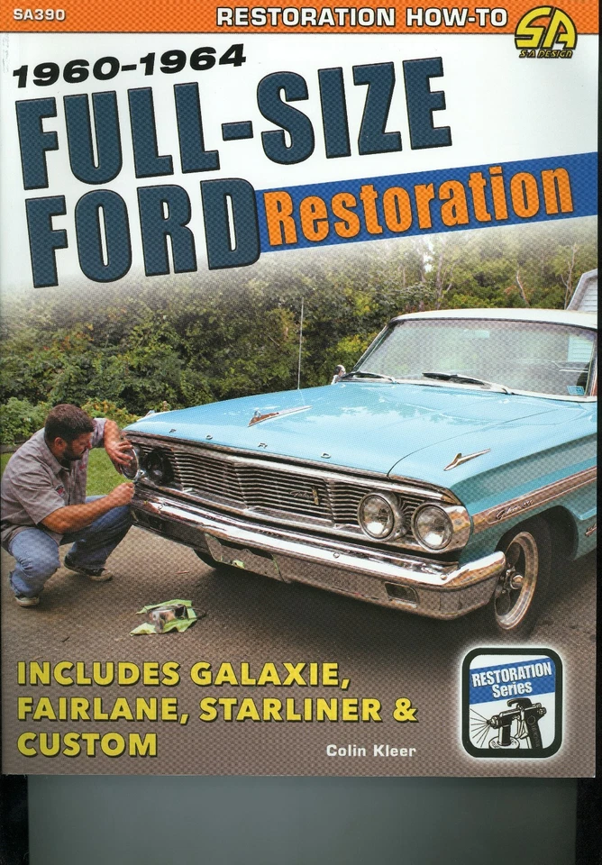 1960 61 62 63 64 福特 GALAXIE FAIRLANE STARLINER 和定制修复手册 — 第 1/1 张图片