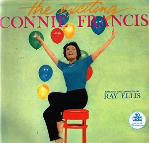 THE EXCITING CONNIE FRANCIS Ray Ellis 12" LP Cut-Out Sleeve 1959 MGM-C-786 @EXL - Foto 1 di 3