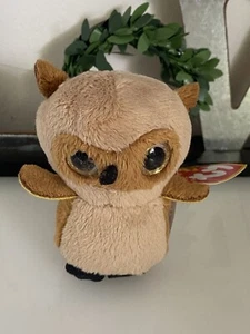 Peluche Ty Beanie Boos Sammy Owl Sully Sloth animal retirado nuevo con etiquetas 3" - Imagen 1 de 24