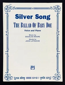 Silver Song Ballad Baby Doe Moore Opera 1958 Vtg Sheet Music Piano Latouche - Picture 1 of 4