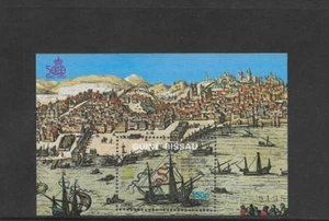 M4317 GUINE BISSAU PORTUGAL OLD CITY OF LISBON MINI SHEET - Picture 1 of 1