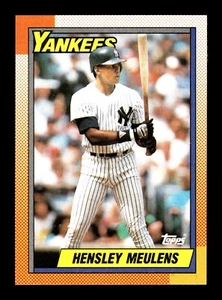 Hensley Meulens ⚾ 1990 Topps Béisbol #83 NY Yankees RC Novato - Imagen 1 de 2