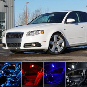 For Audi B7 A4/S4/RS4 04-08 INTERIOR PACKAGE FULL UPGRADE LED LIGHT BULBS KIT - Picture 1 of 13
